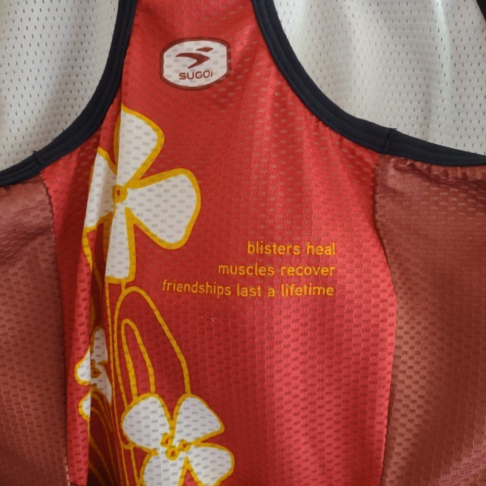 SUGOI 'See Jane Run' Fitted Athletic Sleeveless Jersey Running  Women Large - Picture 7 of 7